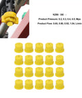 Drone Sprayer Nozzles Cone Hollow Atomization For Precise Agricultural Spraying With Adjustable Droplet Size Outdoor Use 20 Pieces Yellow