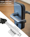 Heavy Duty PU Gate Wheels Featuring Spring Loaded Swivel Casters That Deliver Rock Solid 110 Lb Capacity And Roll Like A Dream While Keeping Heavy Doors Gliding Smooth As Silk with 360-degree swivel plate for easy movement.