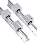 Heavy-Duty SBR20 Linear Rail Kit with 2 rails 1000mm and 4 SBR20UU blocks for CNC and robotics