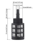 4 Pack Garden Hose Filters 3/8 To 1/2 Inch Inner Diameter Heavy Duty Stainless Steel Strainer with dimensions
