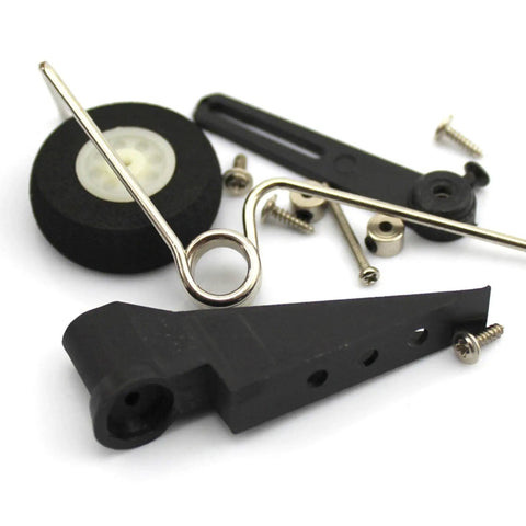 Tail Wheel Assembly For RC Electric Airplane Replacement Landing Gear Kit Lightweight EVA Construction For Stable Rudder