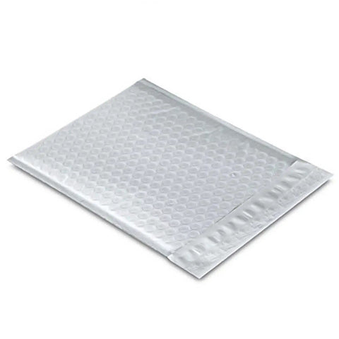 100 Pack Poly Bubble Mailers 10.5 X 16 Inches Waterproof Padded Envelopes White For Shipping, Budget Friendly Lightweight Tear Resistant Cushion Protection For Delicate Items
