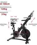 Quiet Indoor Cycling Bike For Home Gym With Magnetic Resistance And Belt Drive Stable Steel Frame Adjustable Cage Pedals