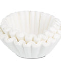 8 To 12 Cup Coffee Filter Pack 100 White Filters Fit Most 8 To 12 Cup Brewers Stay In Place Design No Mess Chlorine Free Paper