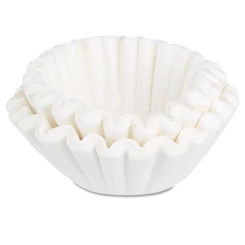 8 To 12 Cup Coffee Filter Pack 100 White Filters Fit Most 8 To 12 Cup Brewers Stay In Place Design No Mess Chlorine Free Paper