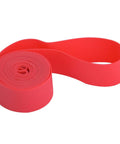 2 Pack Bicycle Tire Liner And Rim Tape Kit For 26 Inch Tires Inner Tube Protector Pad in red, rolled, lightweight and durable material.