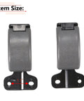 Toyota Tundra rear quarter window latch pair gray replacement for 2000 through 2006 models left or right side, close-up view