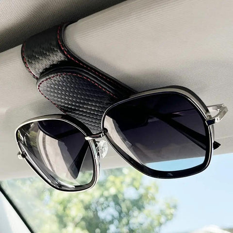 Keep Your Ride Looking Sharp With This Two Pack Magnetic Sunglass Holder Upgrading Leather Visor Clip Securely Stashes Glasses.