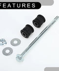 Heavy Duty Lateral Link Bolt Bushing Kit For Subaru WrX Impreza Forester AwD 1998 Through 2008, includes rubber bushings and bolt.