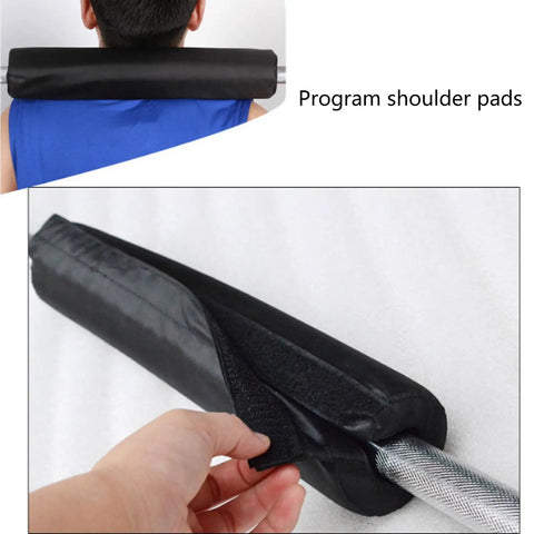Barbell Squat Pad for Weightlifting Shoulder and Neck Protection Breathable Fabric Cushion Lightweight Yet Thick Pad Fits Most Barbells Easy Carry Gym Gear for Pain Free Reps and Safer Lifts