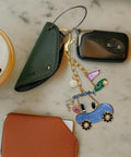 Cute Golf Keychain For Women Sporty Bag Charm Gold Plated Purse Charm For Handbags Backpacks And Bags Trendy Accessory