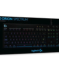 Full Size Mechanical Gaming Keyboard Loaded With Snappy Romer G Switches Dynamic Rgb Illumination And Hassle Free Media Controls For Your Sick Desktop Battlestation Build in packaging.