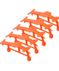 Five Pack Rubber Band Powered Glider Plane Kit For Kids And Fam, DIY Assembly Aircraft Model With Bracket Accessories