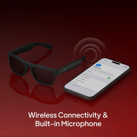 Kickass Open Ear Bluetooth Sunglasses With UV400 Lens Shielding And A Rock Solid Ten Hour Battery Built In Mic Drips Clean Bass And Crisp Call Audio Groove To All Your Favorites While Crushing Workouts Or Cruising City Streets