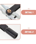 Detail view of Blind Hole Collet Bearing Puller For Internal Extraction With Expandable Collets Small Bearing Separator Remover Tool