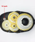Internal view of 12 Volt 30000RPM Gearbox For Kids Ride On Cars And 12V Electric Motors RS550 Replacement Drive