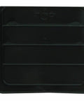 Width Dividers For Heavy Duty Stackable Storage Bins 2 Pack showing top view of black plastic divider insert.