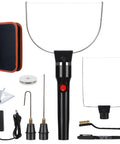 Go To 4 In 1 Foam Cutter Set With Hot Wire Knife Electric Styrofoam Cutter Tool For Foam Board Crafts And DIY Projects Includes Four Cutting Wands For Precise Arts And Handcraft Work displayed with accessories