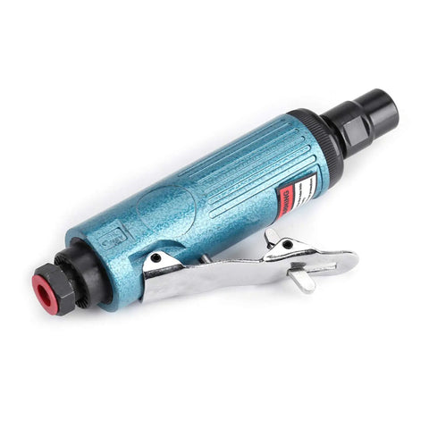 Quarter Inch Pneumatic Die Grinder High Performance Angle Polisher Cutting Tool Lightweight Low Noise with spanner included.
