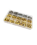 Brass Copper PCB Hex Standoff Pillar Spacer Kit Bundle M2 0.5 M3 M4 Assortment With 510 680 And 1700 Pieces For Electronics DIY Projects Includes Screw Nuts And Column Spacers For Mounts, organizer box
