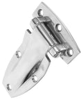 Heavy Duty Stainless Steel Rear Door Truck Hinge For Box And Semi Trailers With Slide Gate Latch Hardware, polished finish, robust design.