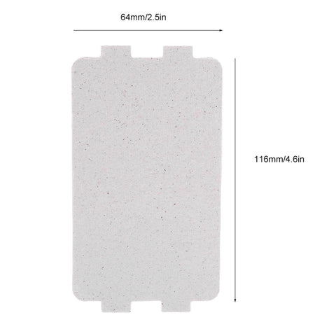 Microwave Mica Plate Replacement 5 Pack Universal Waveguide Cover Heat Shield For Oven Insulation Plate 6x2.5 Inch