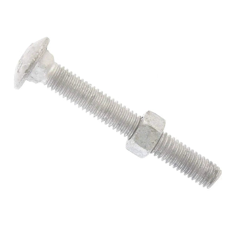 Two Pack Chain Link Fence Gate Post Hinge For Two And Three Eighths Inch OD Posts Galvanized Steel With Zinc Powder Coat Outdoor Gate Hardware Includes Nuts And Bolts Five Eighths Inch Pin For Smooth Gate Operation