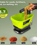Cordless All Season Spreader For 18V Lithium Batteries, Seed Fertilizer And Ice Melt, Powers Through Driveways And Lawns