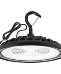 UFO LED High Bay Light 100W For Warehouses And Workshops, 11,000 Lumens, 5000K Daylight, 120V Plug And Play Shop Light With 6 Ft Cord