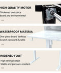 Ditch The Slump With This Electric Standing Desk Adjustable Height Platform featuring high quality motor, waterproof material, and widened foot design.