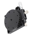 Manual Displacement Platform With Micrometer Fine Tuning And Cross Roller Guides 360 Degree Rotary Linear Stage side view