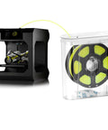 Moisture-Proof 3D Printing Filament Dryer Box with built-in desiccant keeping PLA, ABS, PETG dry and bubble-free, connected to 3D printer
