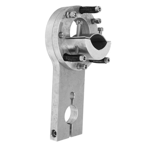 CNC Plasma Torch Clamp 25mm Anti Collision Fixture Holder with adjustable bracket, solid iron structure, designed for precision cutting.