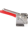 Heavy Duty Steel Toggle Clamp With Plastic Handle Rock And Holds Up To 705 Lbs Secure Your Big Projects Or Heavy Machinery On The Job Site Today on white background