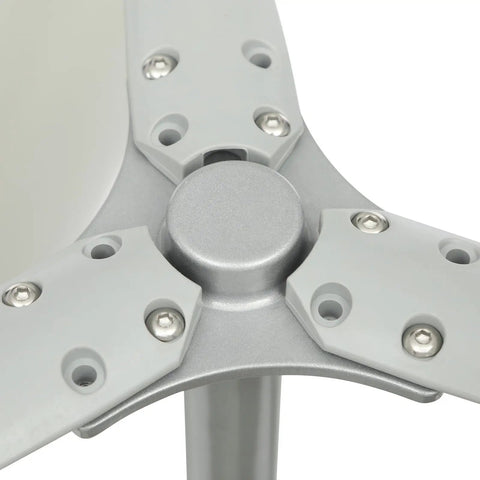 Close-up of 12V 100W Portable Wind Turbine Generator With Controller For Home Use Vertical Windmill Style Magnetic Levitation Motor.