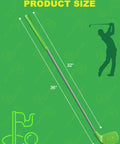Backyard Golf Game Set For Adults, 2 Portable 36 Inch Clubs With Oversized Plastic Heads, Perfect For Yard Beach Park Parties