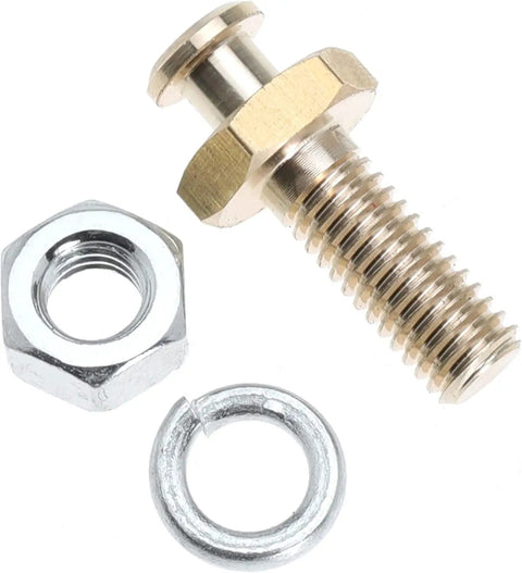 Chevrolet 20-40 Transmission Kickdown Stud And 8009 Throttle Linkage Cable Adapter Kit For 1977 And Later Cars And Trucks Fits 7 By 32 Inch Throttle Arm Hole solid metal stud with nuts and washer