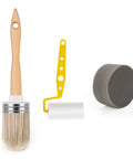 Pro Performance Paint Roller Kit With Premium Foam Sponges And Angle Brushes Smooth Operator for precise paint application tools.