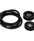 Beefy Traction Belt Idlers Kit For John Deere L100 LA100 LA105 D100 Sabre 14.542GS showing belt and idler pulleys