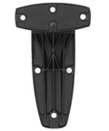 Black Soft Close T Hinge Zinc Alloy T Strap Hinge for Toolbox and Car Door Repair, Durable Material Universal Design, Front View