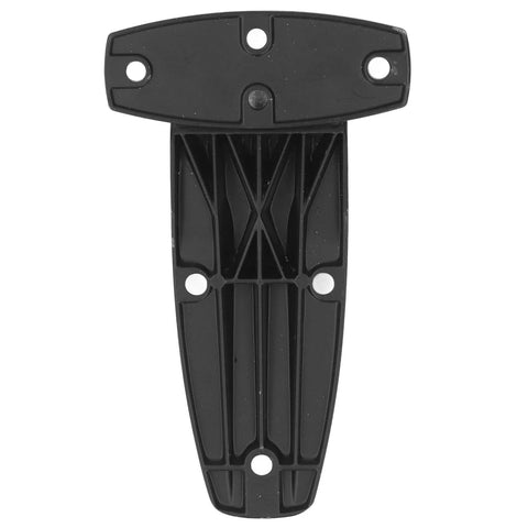 Black Soft Close T Hinge Zinc Alloy T Strap Hinge for Toolbox and Car Door Repair, Durable Material Universal Design, Front View
