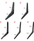 Heavy Duty L Shape Shelf Brackets In Carbon Steel For Wall Mounted Shelves Kitchen Bath Storage, 4 To 14 Inch Sizes Display