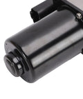 Close-up of Metal Engine Motor Actuator Heavy Duty Replacement For Nissan Titan Armada Qx80 Qx56 Nv with black shell and connector.