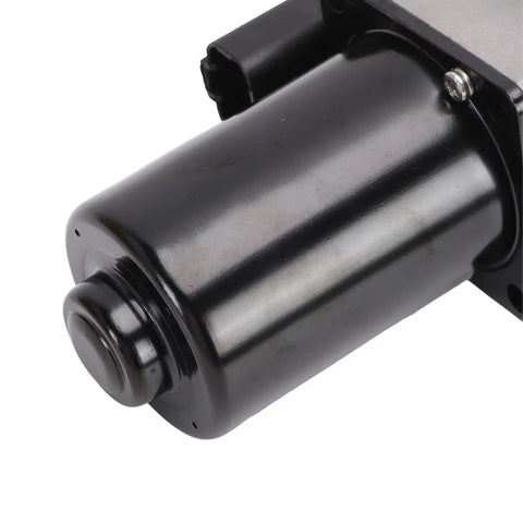 Close-up of Metal Engine Motor Actuator Heavy Duty Replacement For Nissan Titan Armada Qx80 Qx56 Nv with black shell and connector.
