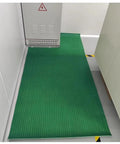 Tough As Nails Dielectric Mat High Voltage Insulated Rubber Floor Mat 1000V Rated 3mm Thick Green on electrical floor.