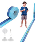 Flexible Race Car Track 15 Ft Starter Set With Suction Cups Compatible With Diecast 1/64 Scale Cars For Ages 3 And Up shown with accessories