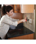 Cordless Screwdriver With Forward And Reverse Switch, Manual Screw Driving Option, Built In Peg Hole, used by a woman