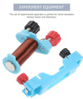 Two Set Electromagnet Experiment Kit For Physics Teaching And Magnetism Labs In Primary School, durable metal coil and plastic holder