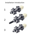 Installation steps for Rear Thru Axle To 9mm Quick Release Hub Skewer Adapter For 12mm Rear Hubs Converts 12mm To 9mm QR On Mountain And Road Bikes Easy Install Fits 135 By 12