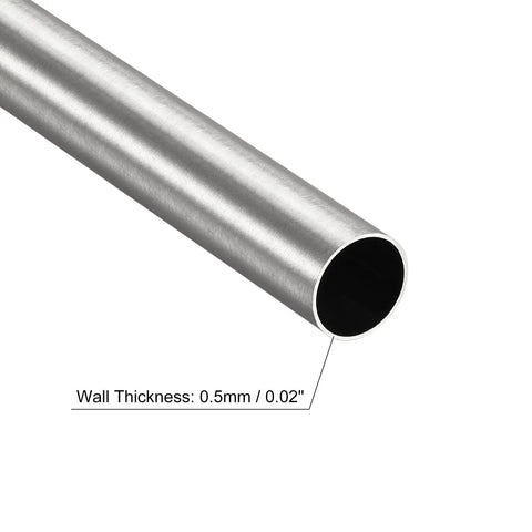 Industrial Grade 304 Stainless Steel Capillary Tubing 16mm Outer Diameter 0.5mm Wall Thickness 400mm Length Built For Machinery And Industrial Systems Beefy Heavy Duty Tubing, 16mm OD view